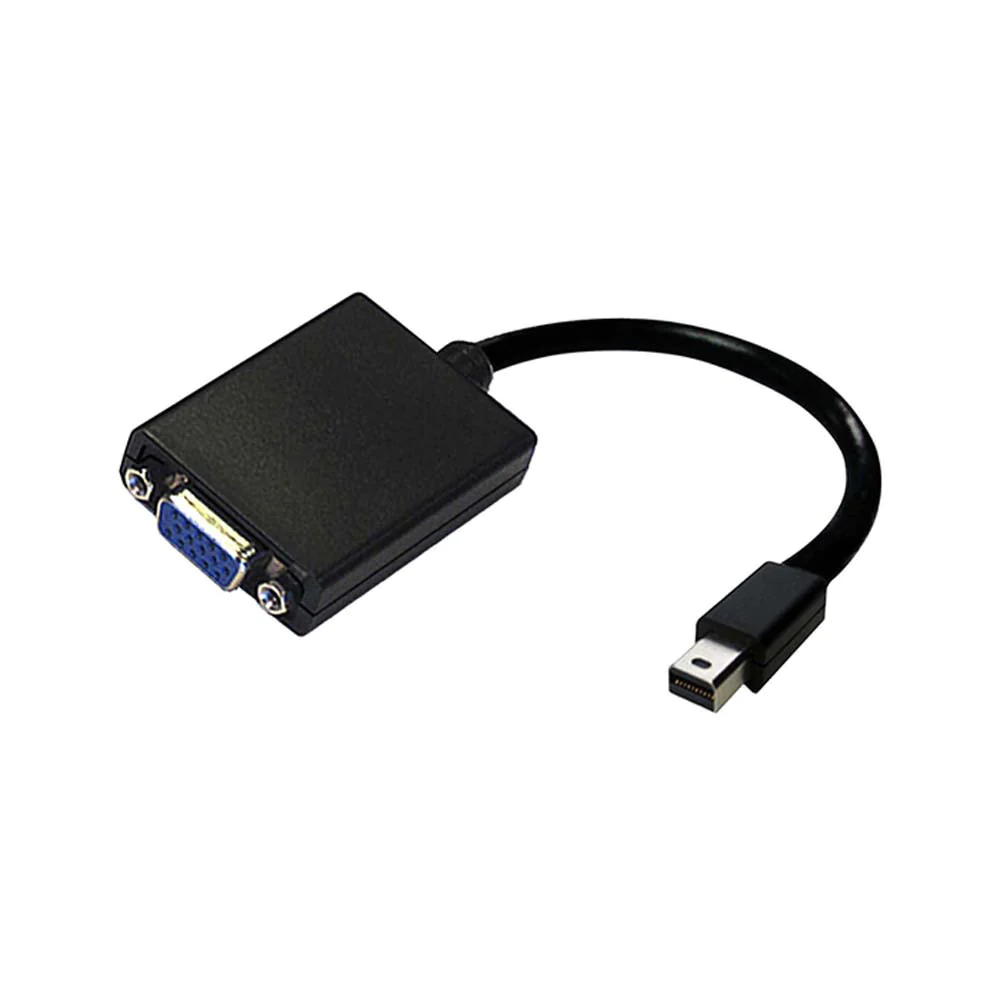 ARGOM TECH ARG-CB-0053 - ADAPTADOR MINI-DISPLAYPORT A VGA / MACHO - HEMBRA / HD 1080P / NEGRO